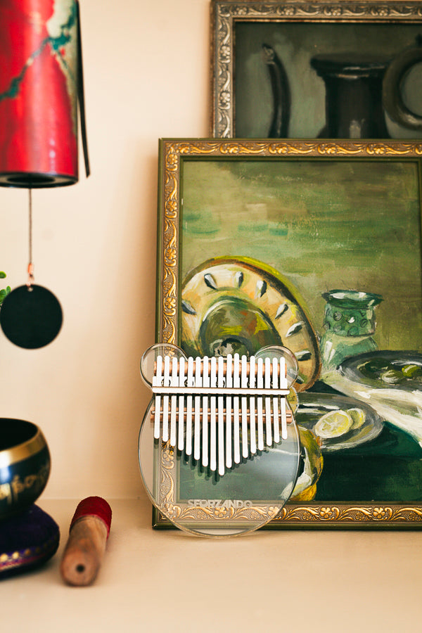 17 Taustiņu Akrila Lāča Kalimba
