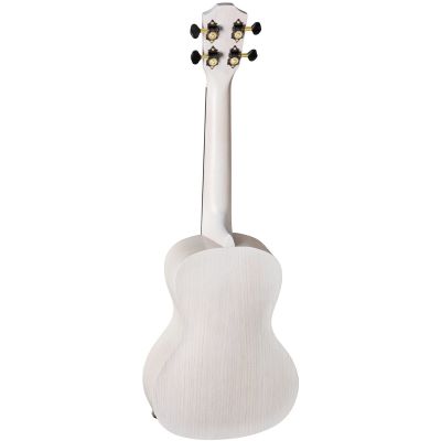 Baton Rouge VX2/CE-SW Balta Koncerta izmēra ukulele ar skaņu noņēmēju