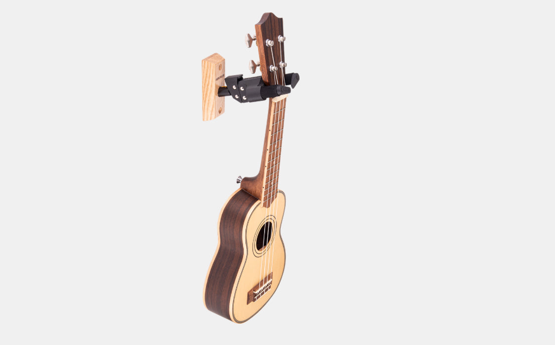 Hercules Automātiskais Ukuleles Sienas Statīvs Ar Koka Pamatni