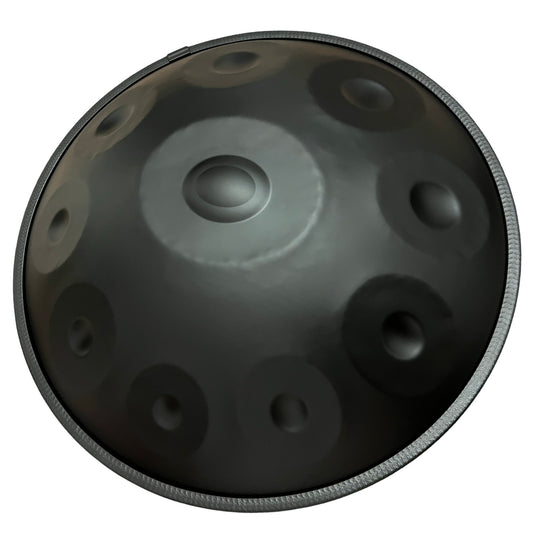 Star Handpan drum bungas 10 Notis 22" D Kurd Black 432Hz