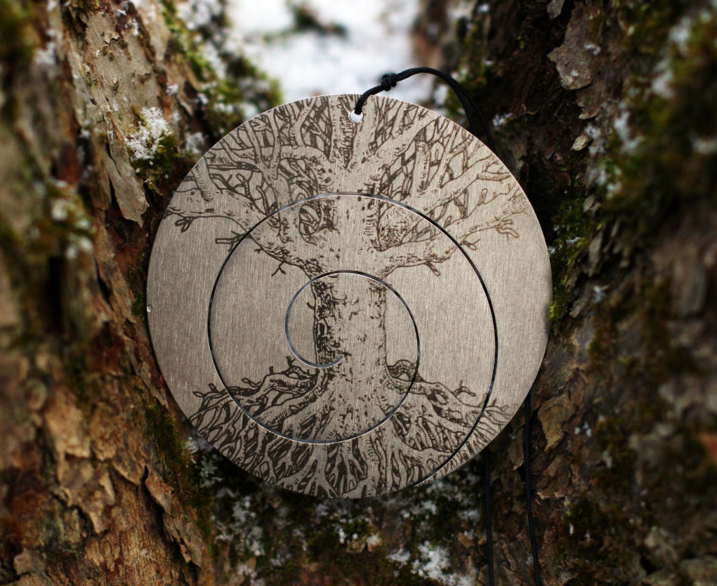 Sound Nest Pocket Gong Kabatas izmēra gongs Stainless steel tree