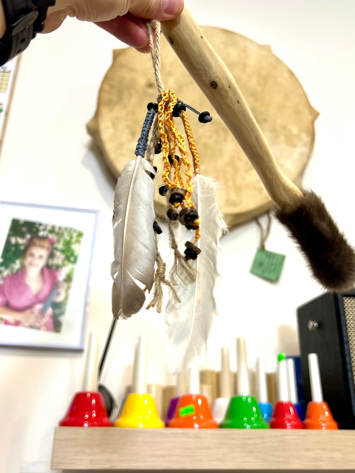 Šamaņbungu Meistara Anatolija bungas (bubins) Latvija 52cm