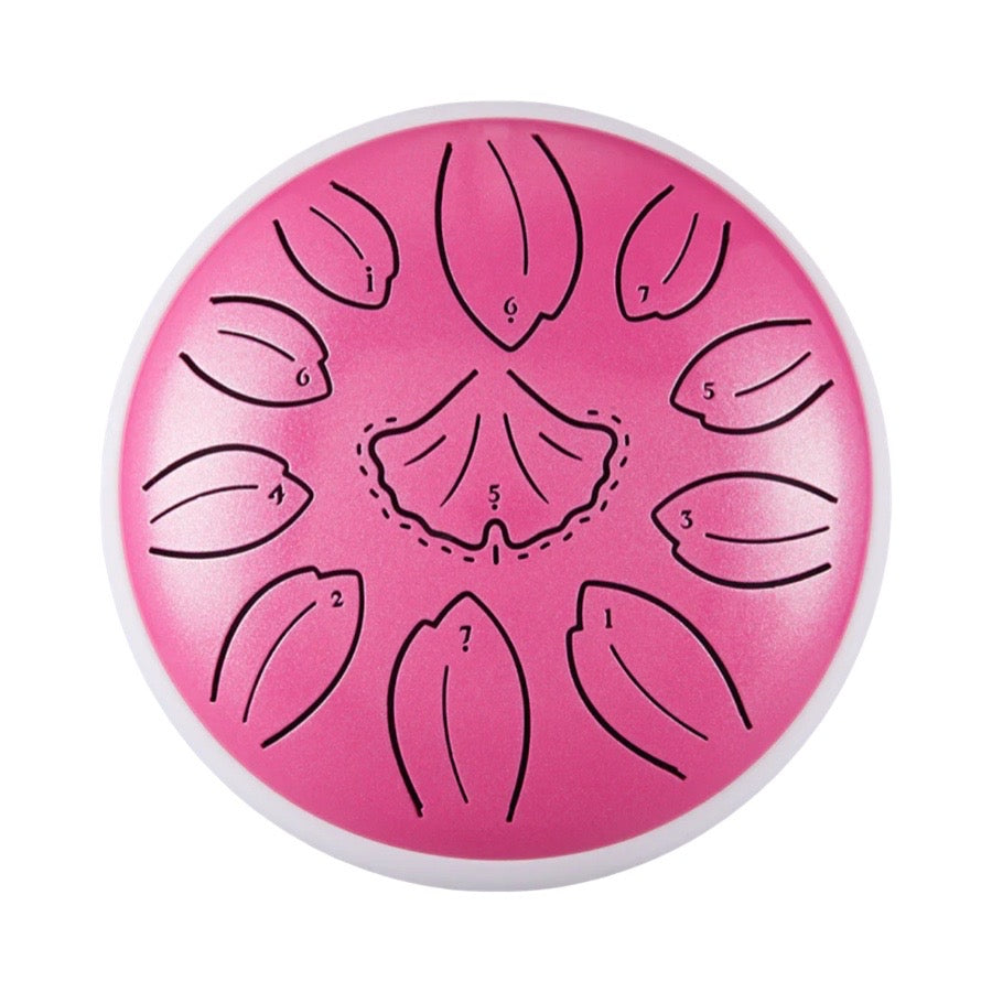 Jaunā dizaina Zvanga Hluru HUASHU Yoga 6" Pink 11 notis C mažors