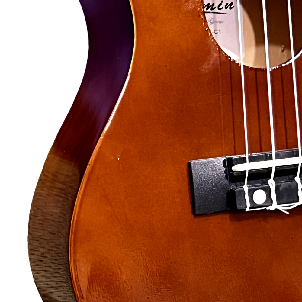 Koncerta izmēra ukuleles komplekts iesācējiem Jasmin Coffee Brown