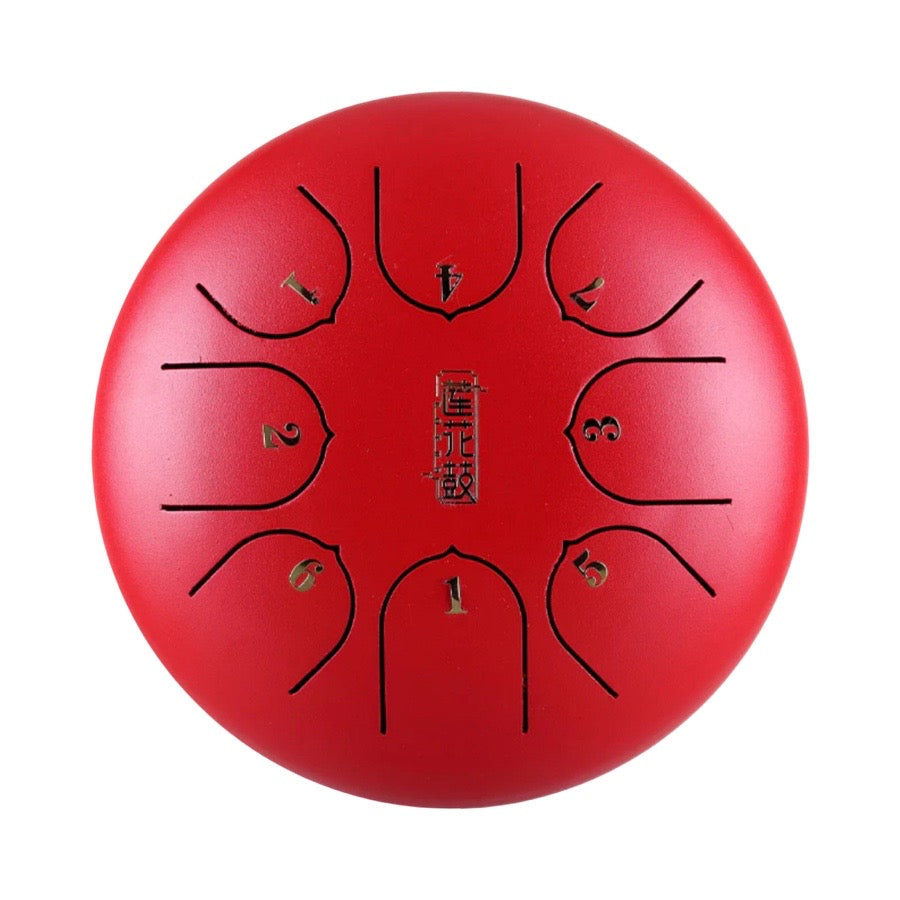 ZVANGA Lotus drum 6" Sarkana 8 notis C mažors
