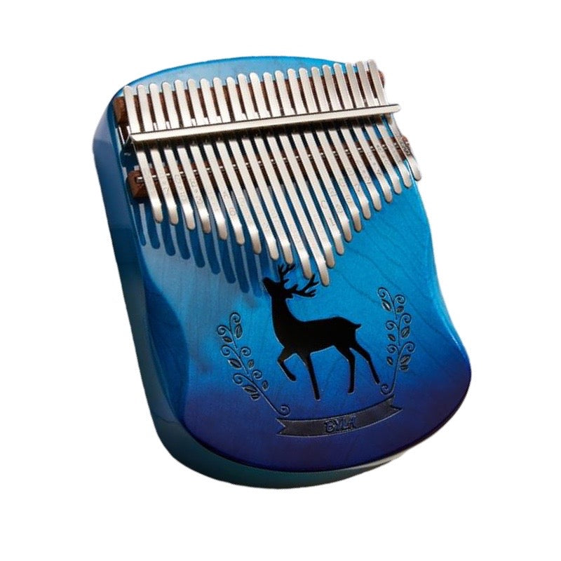 KALIMBA Byla BKE02-C 17 Taustiņu Mahogany koka + Hardcase un aksesuāri