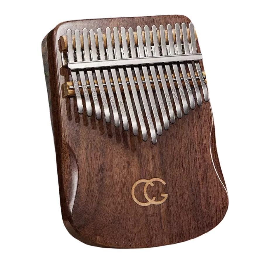 KALIMBA Solid Black Walnut 17 taustiņi + Hardcase un aksesuāri