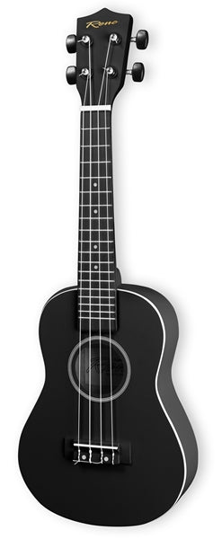 Koncerta izmēra ukulele Reno RU300-BLK + Soma