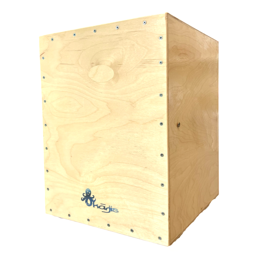 KAHONS bērniem - mūzikas instruments ritmikai 8 Kājis Radīts Latvijā Cajon