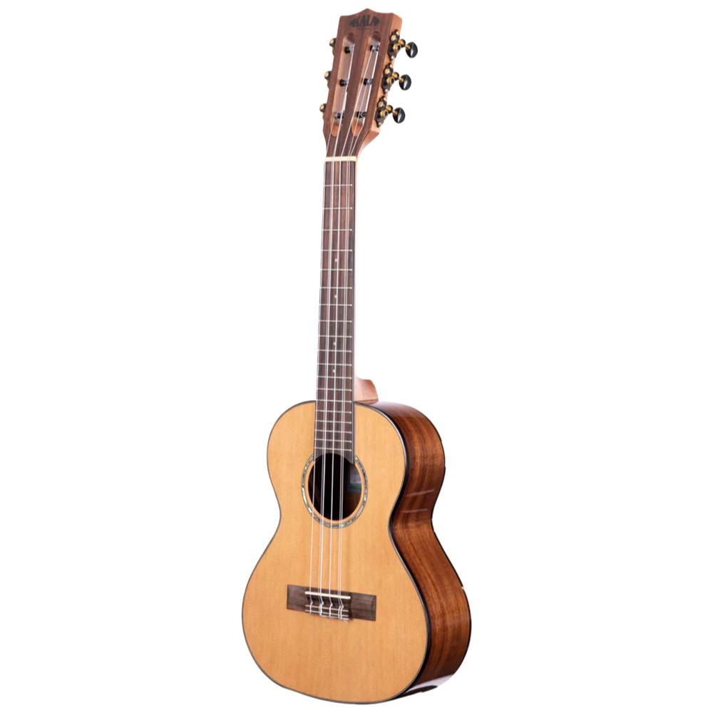Kala 6. stīgu ukulele Gloss Solid Cedar Top Acacia + Soma