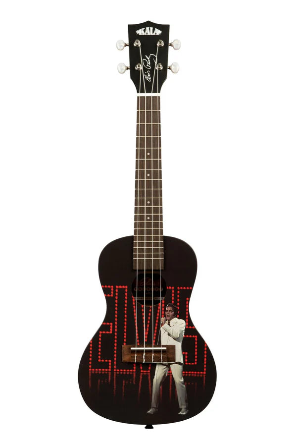 Koncerta izmēra ukulele Kala LTP Elvis Vegas Starter Kit + Skaņotājs!