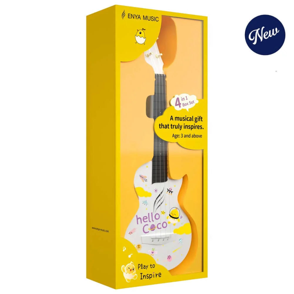 ENYA NOVA U Soprāna izmēra Carbon Fiber ukuleles dāvanu komplekts