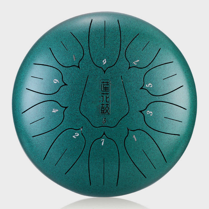 ZVANGA Lotus tongue drum 10" Malachite 11 notis D mažors