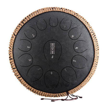 ZVANGA Lotus tongue drum 14" Meteorite 13 notis C mažors