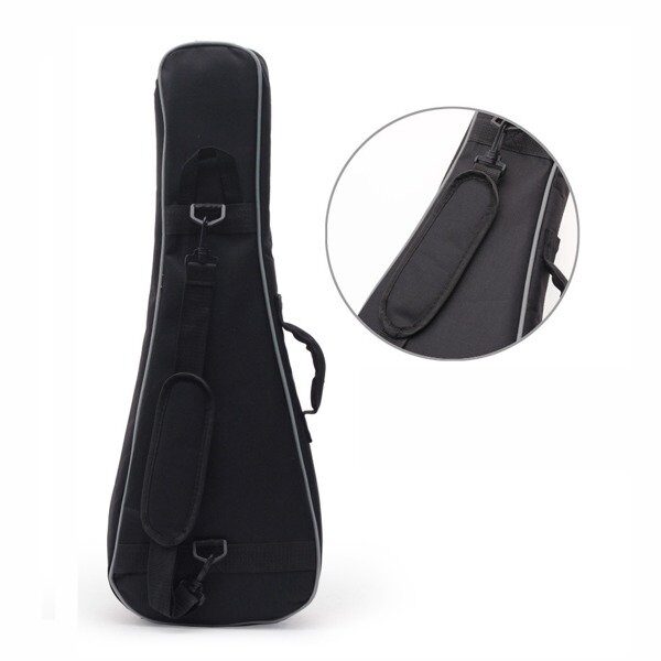 Soprāna izmēra ukuleles soma Hard Case