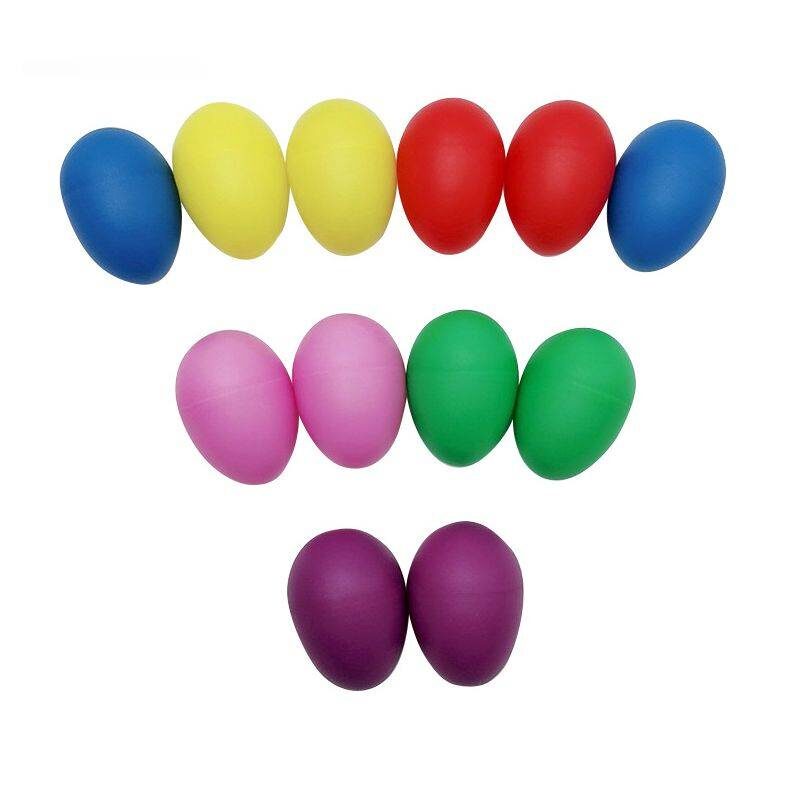 Egg Shaker Šeikeri Krāsainās Skaņas Olas