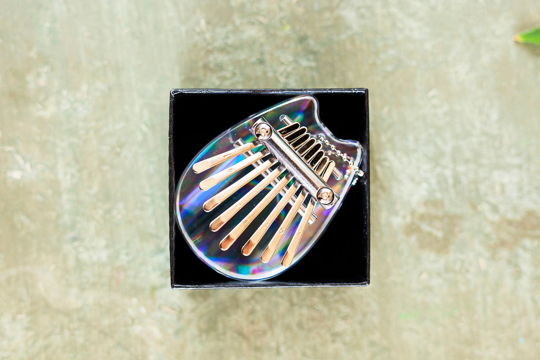 Learn to Play with Our Adorable Rainbow Cat 8-Key Acrylic Kalimba!