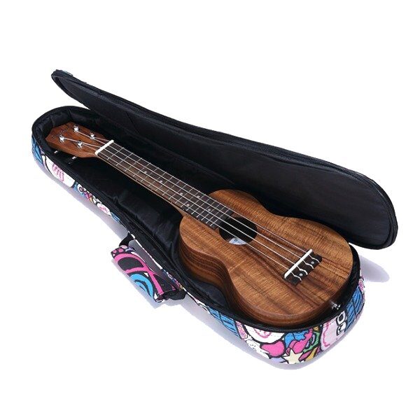 Koncerta izmēra ukuleles soma Comic