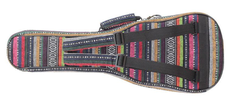 Tenora izmēra ukuleles soma Ethnic Stripes