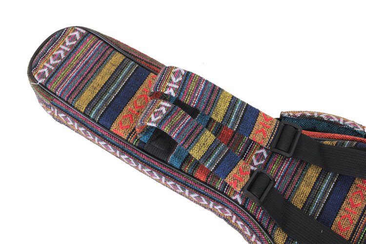 Koncerta izmēra ukuleles soma Ethnic Stripes