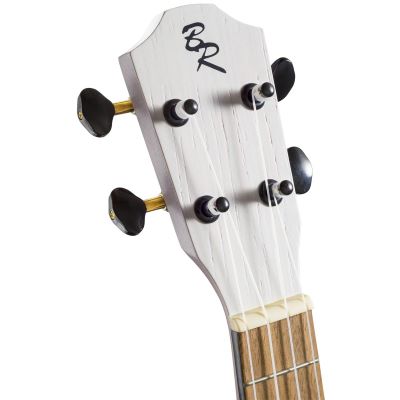 Baton Rouge VX2/CE-SW Balta Koncerta izmēra ukulele ar skaņu noņēmēju