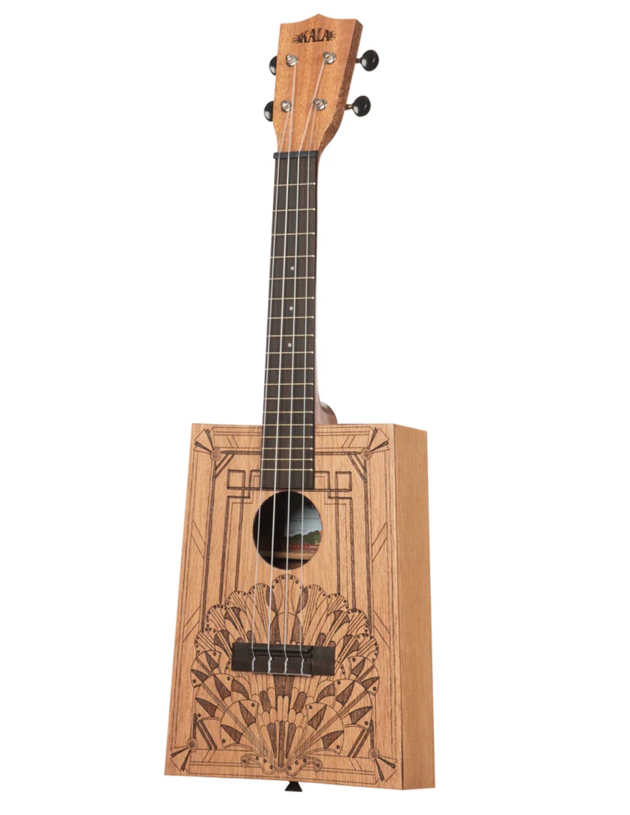 Kala KA-CB-DECO-C Cigar Box Ukulele Ar Somu