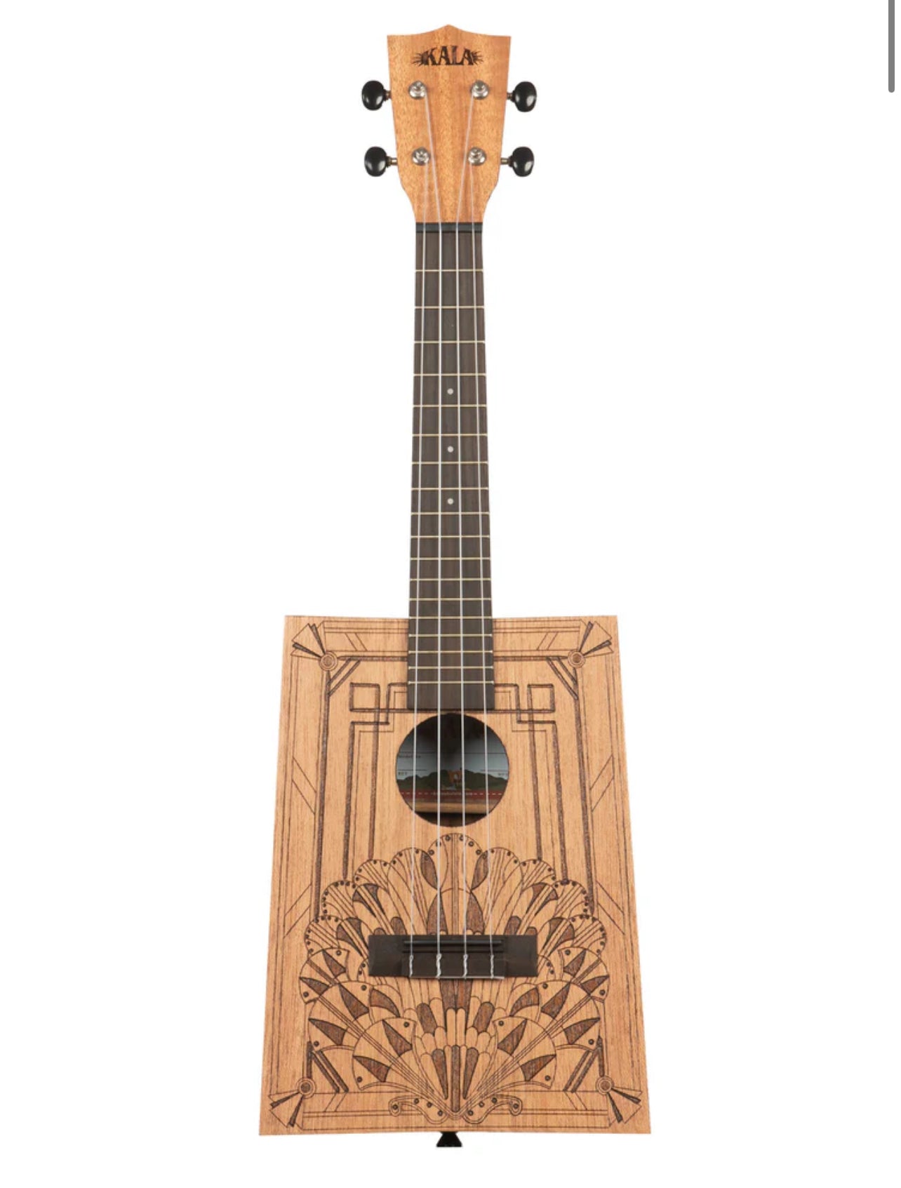 Kala KA-CB-DECO-C Cigar Box Ukulele Ar Somu