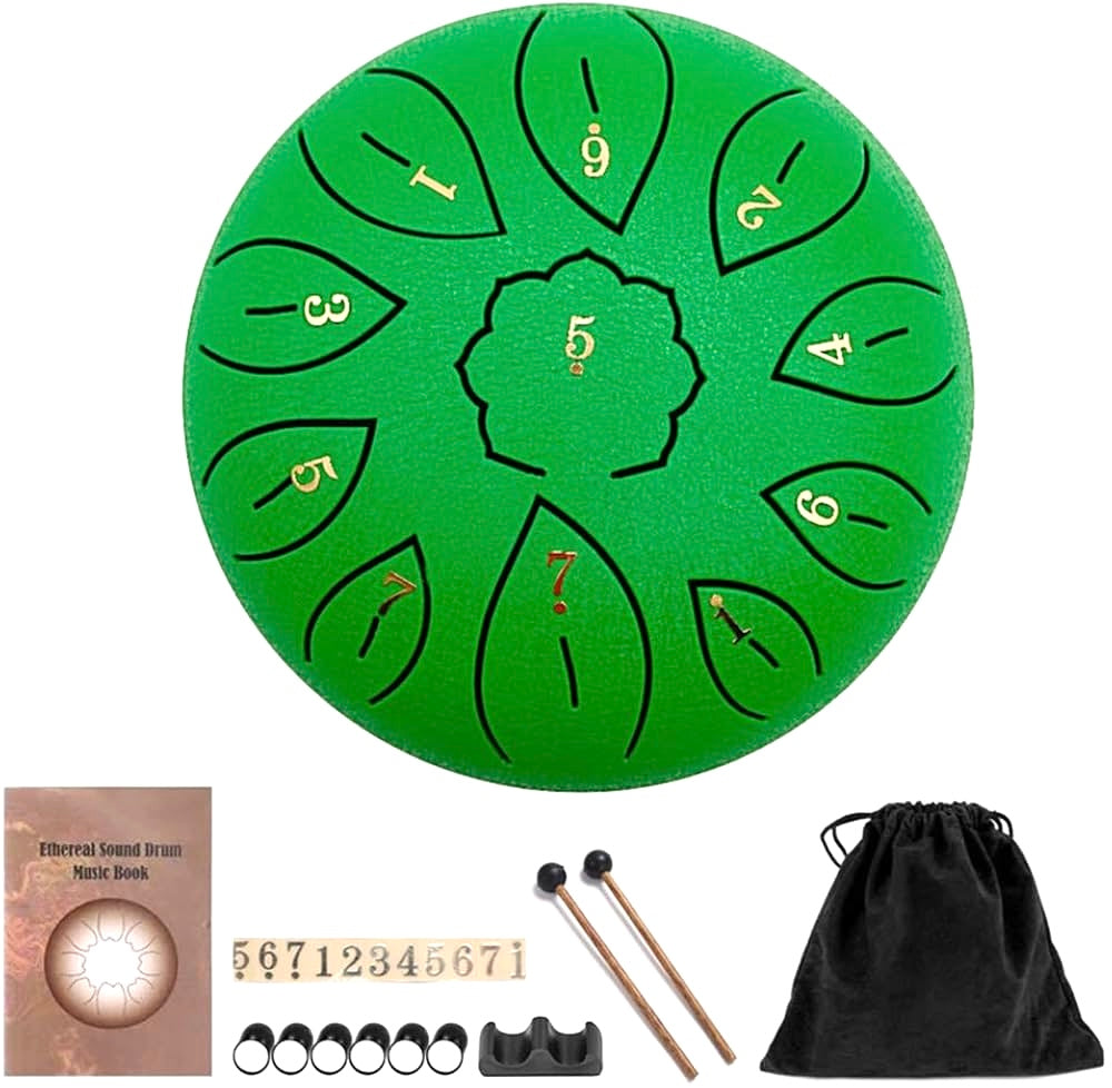 ZVANGA Ethereal drum 6" Green 11 notis C mažors 432hz