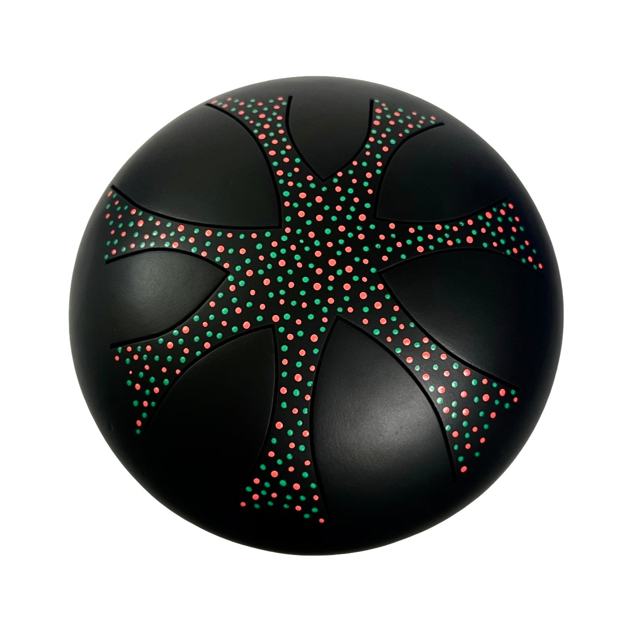 ZVANGA 9" Melna 7 notis D Pentatonic Pigoru Darbnīca Radīta Latvijā