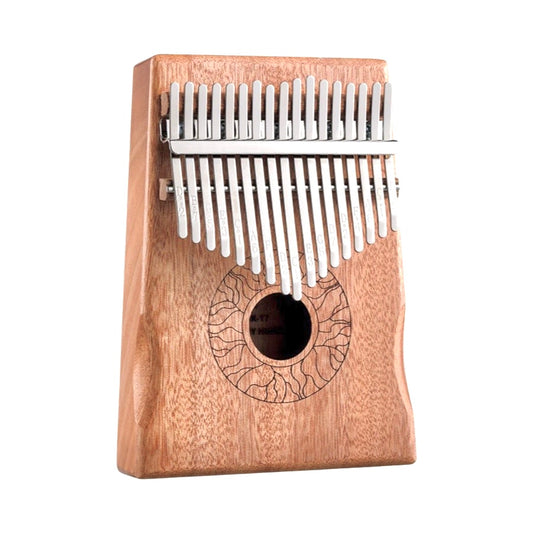 KALIMBA HLURU 17 Taustiņu Mahogany aksesuāri 432hz