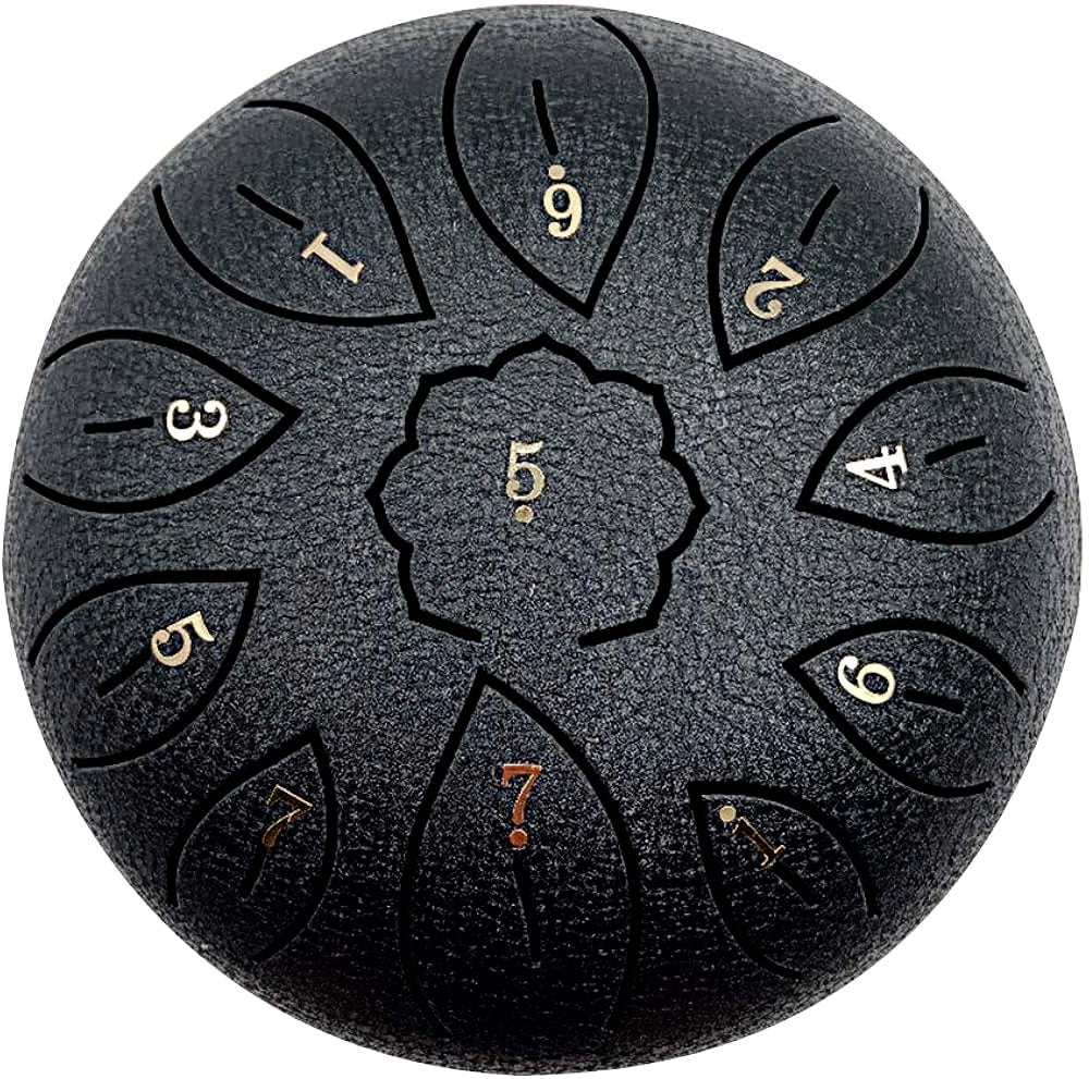ZVANGA Ethereal drum 6" Black 11 notis C mažors 432hz