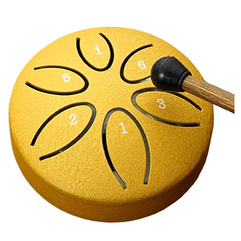 ZVANGA mini ethereal drum 3" 6 notis A major Pentatonic Zelta 432hz