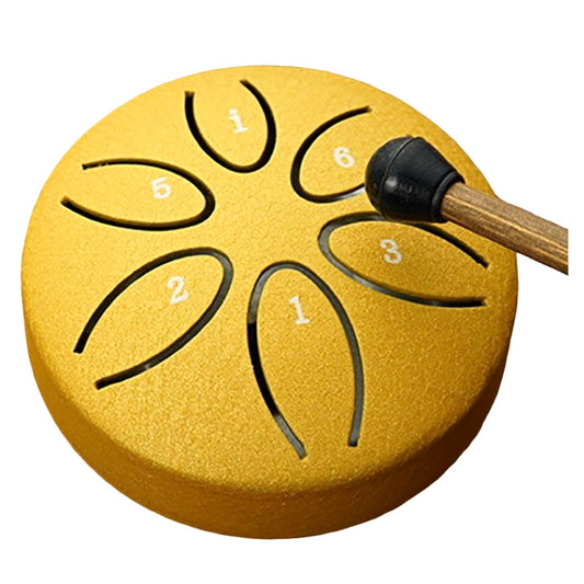 ZVANGA mini ethereal drum 3" 6 notis A major Pentatonic Zelta 432hz