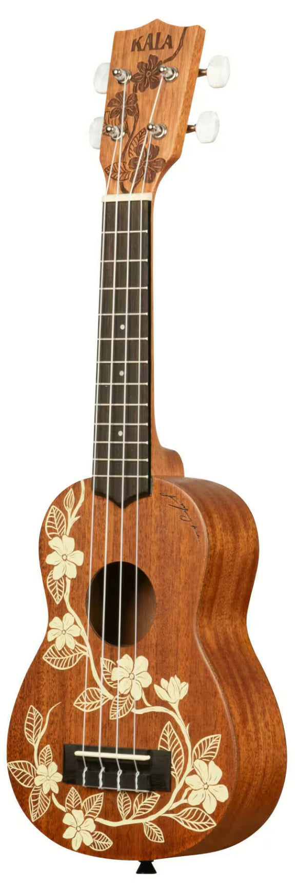 KALA KA-GARDENIA-S Gardenia Mahogany Soprāna Ukulele, ar Somu