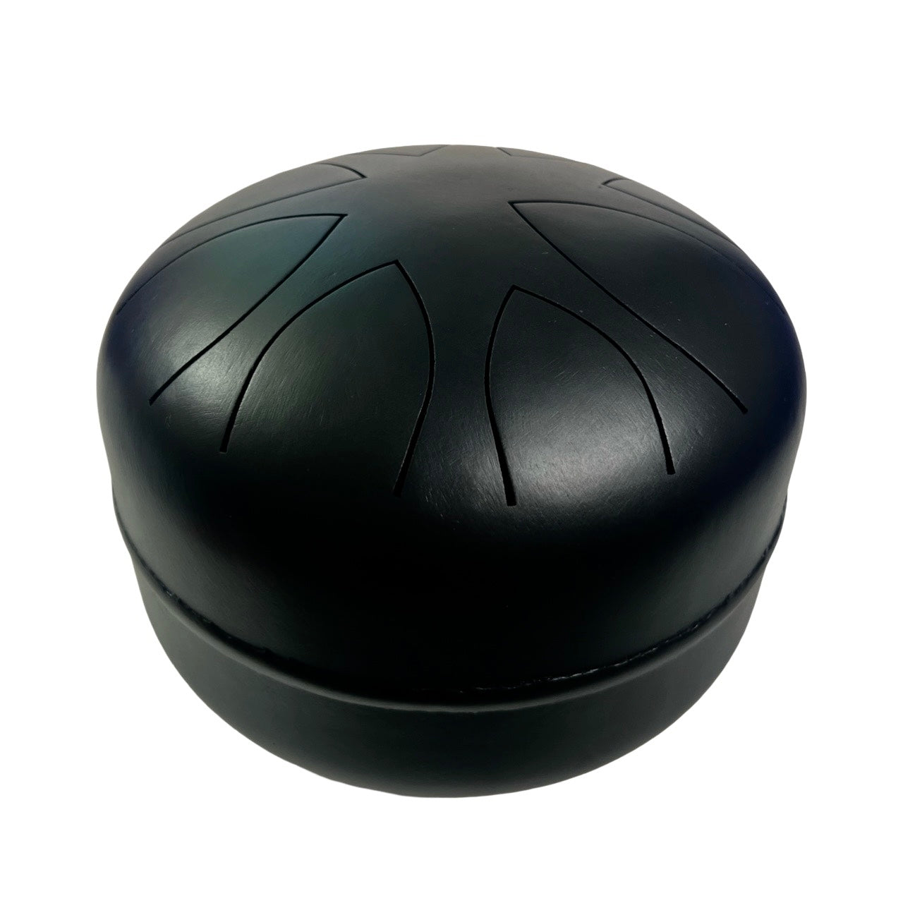 ZVANGA 9" Tank Drum Melna 8 notis C Do Mažors Pigoru Darbnīca Radīta Latvijā