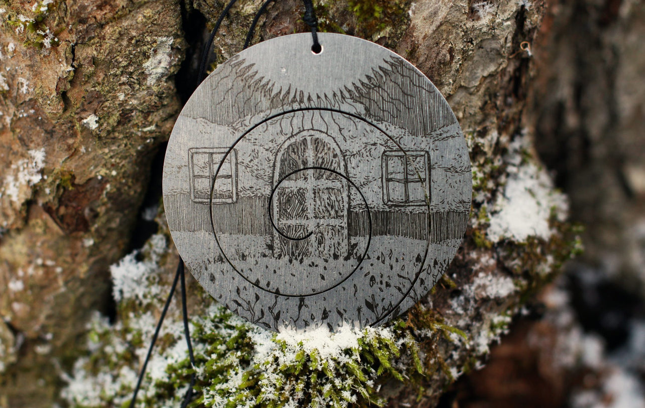 Sound Nest Pocket Gong Kabatas izmēra gongs Stainless steel house