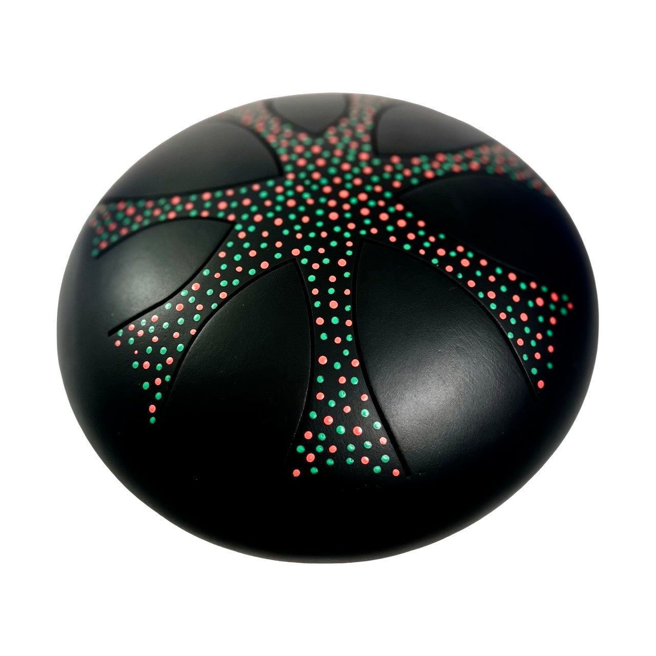 ZVANGA 9" Melna 7 notis D Pentatonic Pigoru Darbnīca Radīta Latvijā