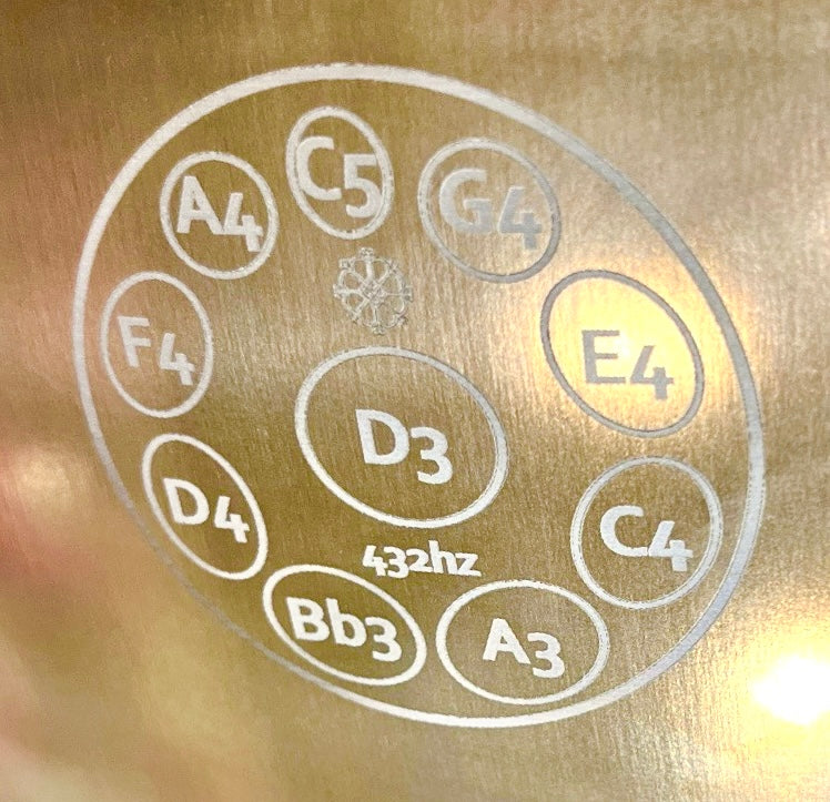 RADI VERSE Master Series Handpans 10 Notis 22" D Kurd 432hz