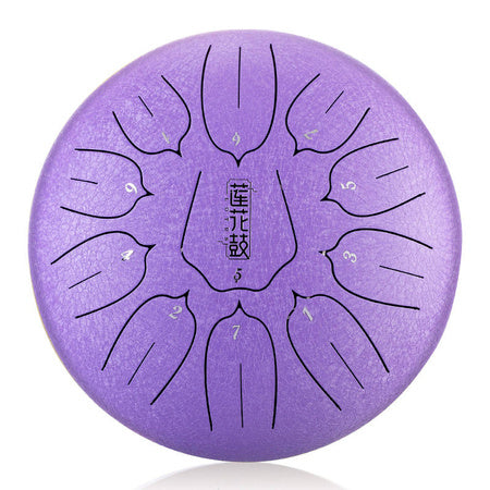 ZVANGA Lotus tongue drum 10" Lavander 11 notis D mažors