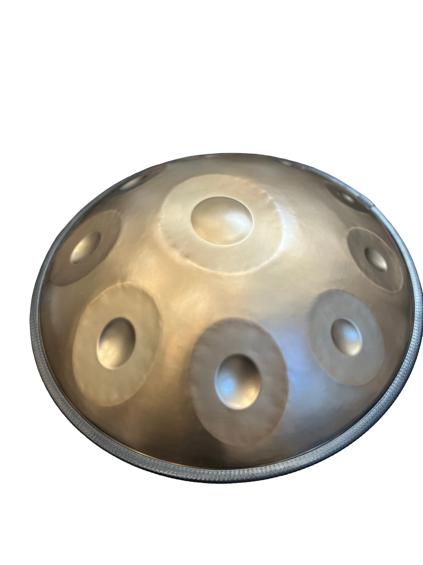 Star Handpan drum bungas 10 Notis 22" Light Gold (Zelta) 440hz