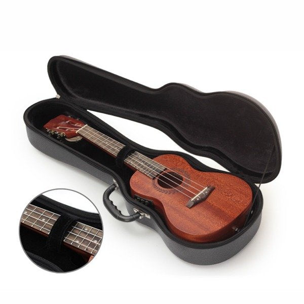 Koncerta izmēra Ukuleles Cietā Soma Hard Case