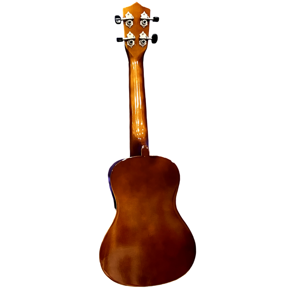 Koncerta izmēra ukuleles komplekts iesācējiem Jasmin Coffee Brown