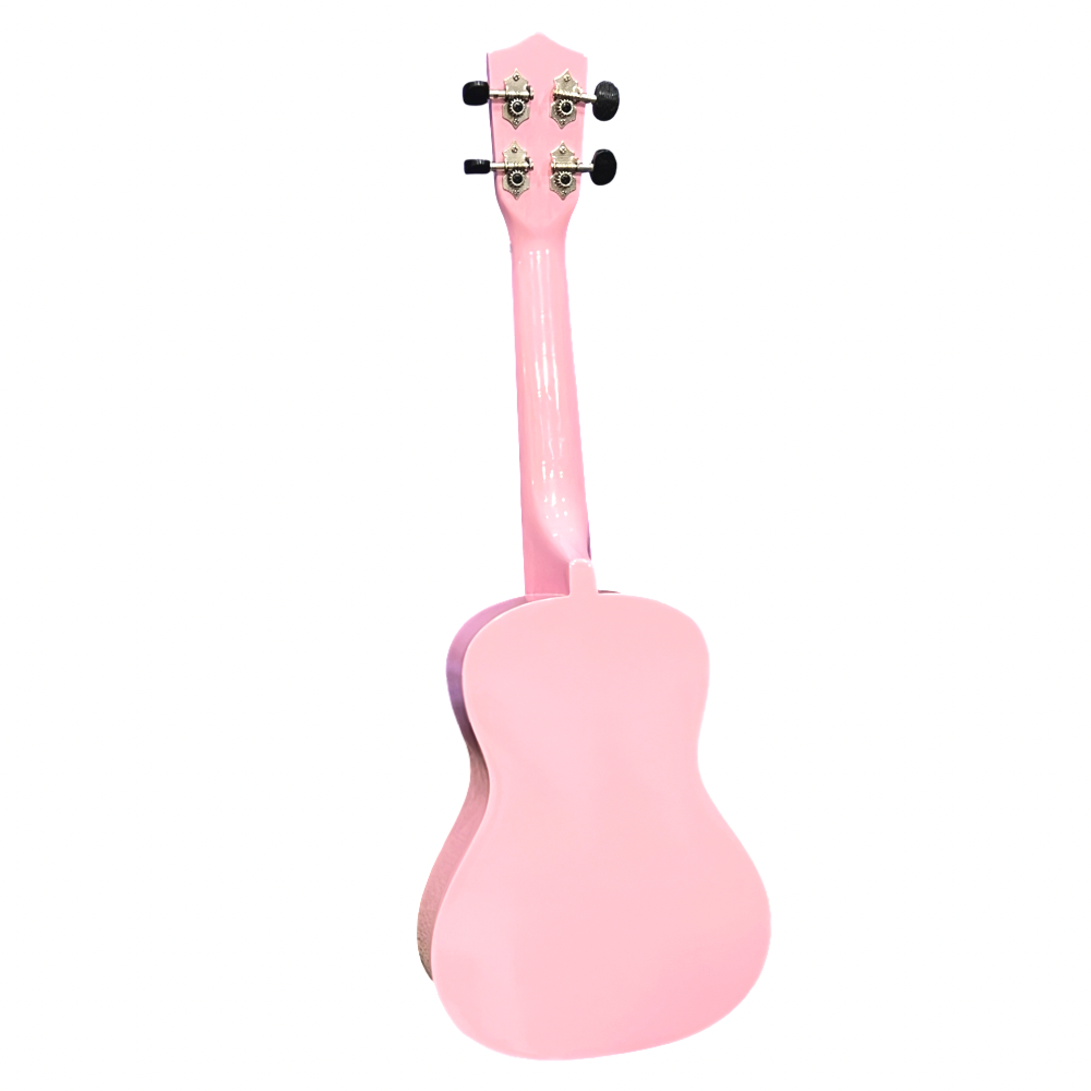Koncerta izmēra ukuleles komplekts iesācējiem Jasmin Candy Pink Rozā