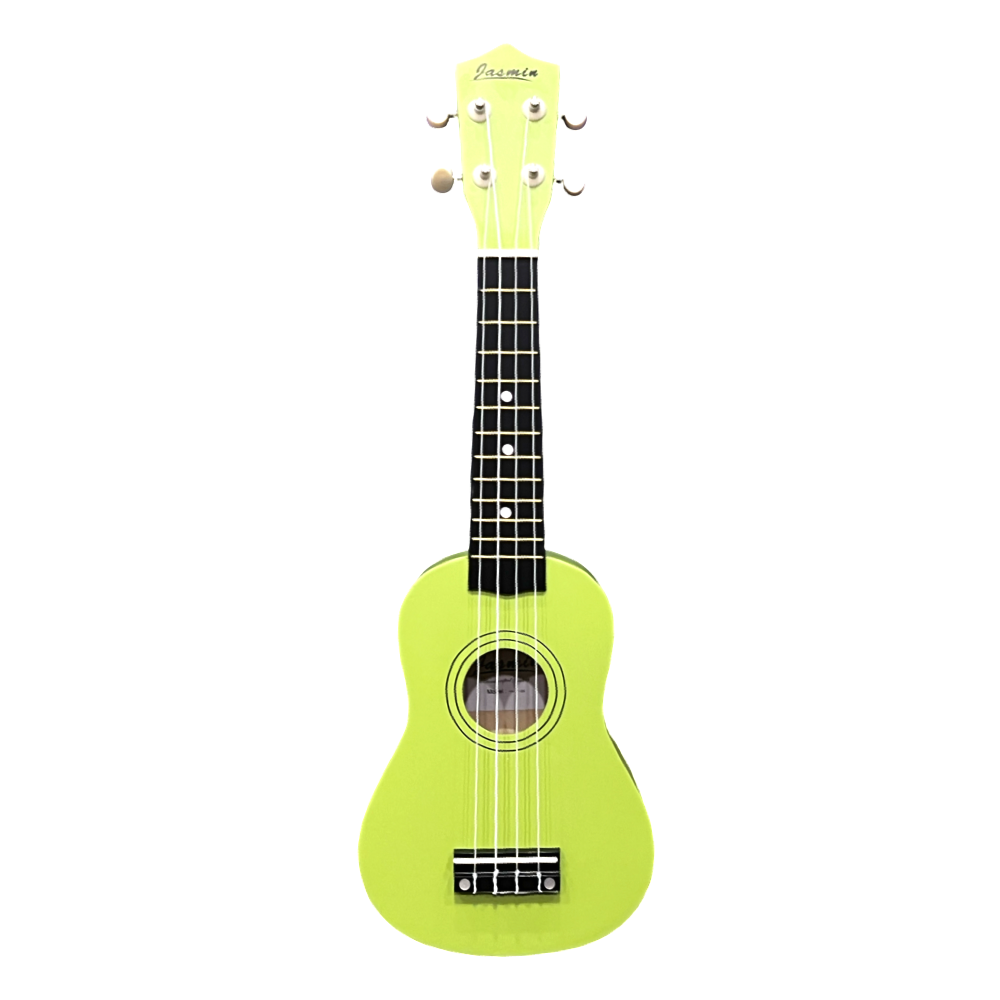 Soprāna izmēra ukuleles komplekts Jasmin Green Zaļa