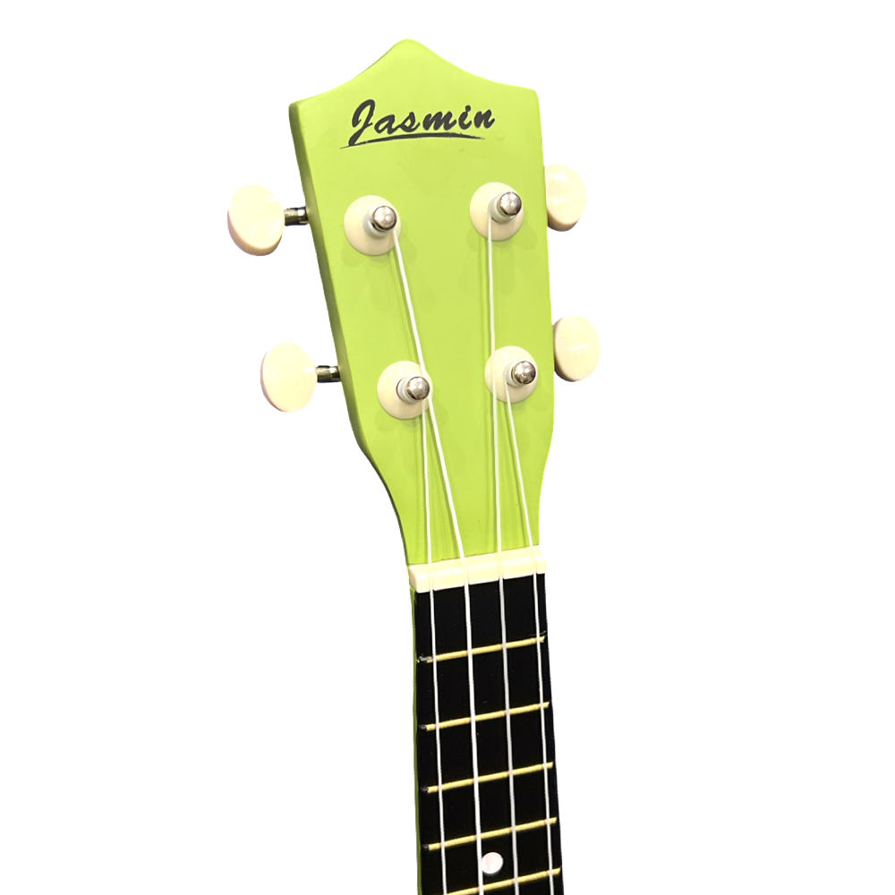 Soprāna izmēra ukuleles komplekts Jasmin Green Zaļa