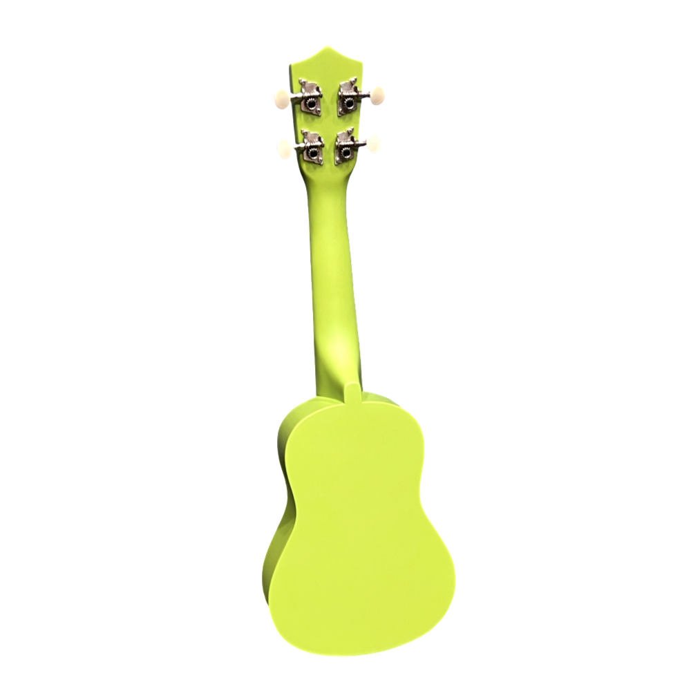 Soprāna izmēra ukuleles komplekts Jasmin Green Zaļa