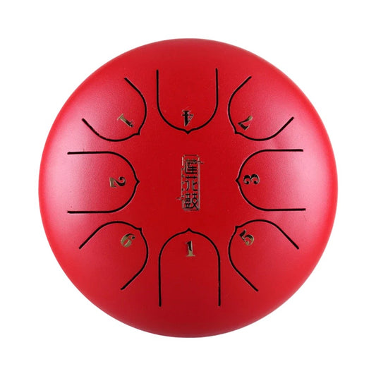 ZVANGA Lotus drum 6" Sarkana 8 notis C mažors