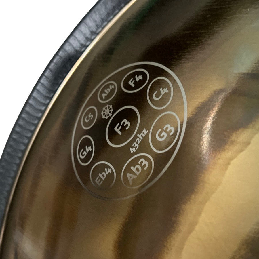 RADI VERSE Profesionālais Handpans 9 Notis 22" F Pygmy 432hz