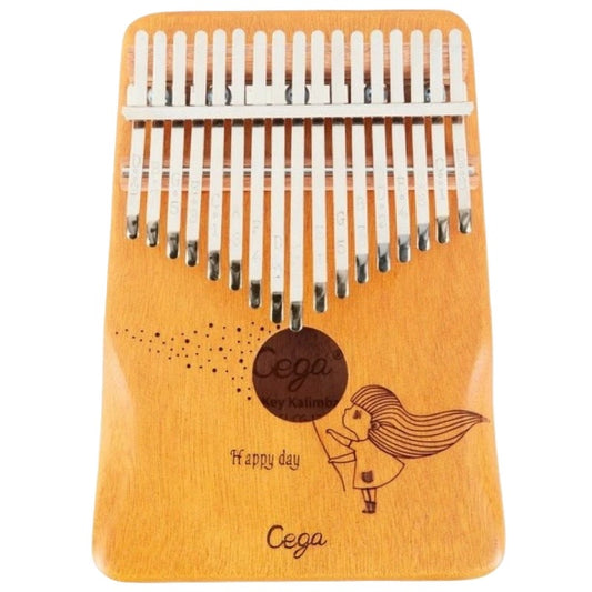KALIMBA Cega LG00 17 Taustiņu Mahogany koka + Hardcase un aksesuāri