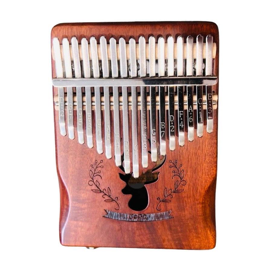 KALIMBA Cega CKE01-EQ 17 Taustiņu Akācijas koka Hardcase un aksesuāri + iebūvēts piezo pickup koncertiem